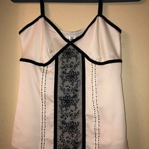 Cute Loft camisole with beading. Very 2000s and chic.